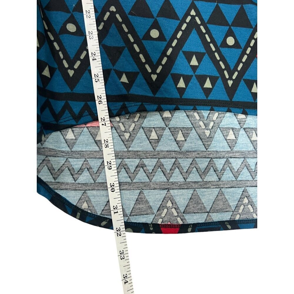 LuLaRoe Women's Blue & Black Long Top - Picture 5 of 5
